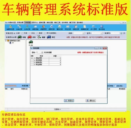 车辆年检保险维修保养管理系统软件驾驶员档案 加油违章事故录入